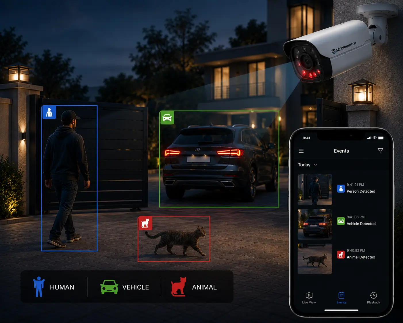 AI Human/Vehicle Detection